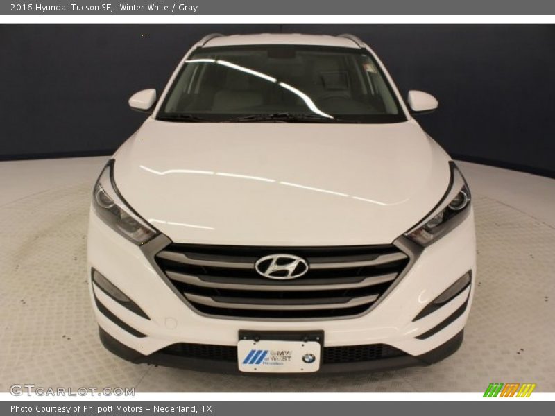 Winter White / Gray 2016 Hyundai Tucson SE