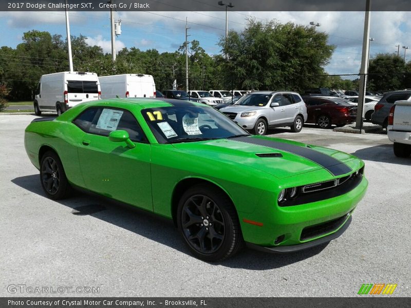 Green Go / Black 2017 Dodge Challenger SXT