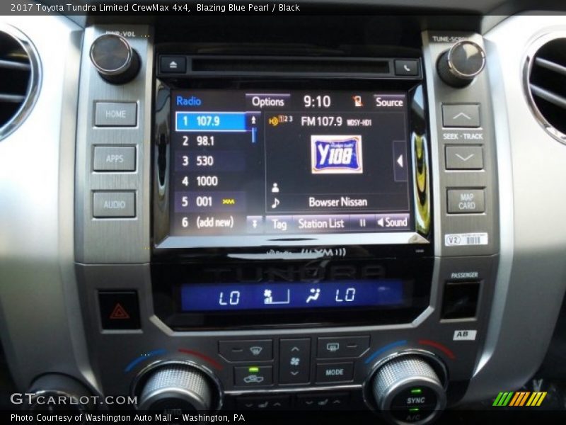 Controls of 2017 Tundra Limited CrewMax 4x4