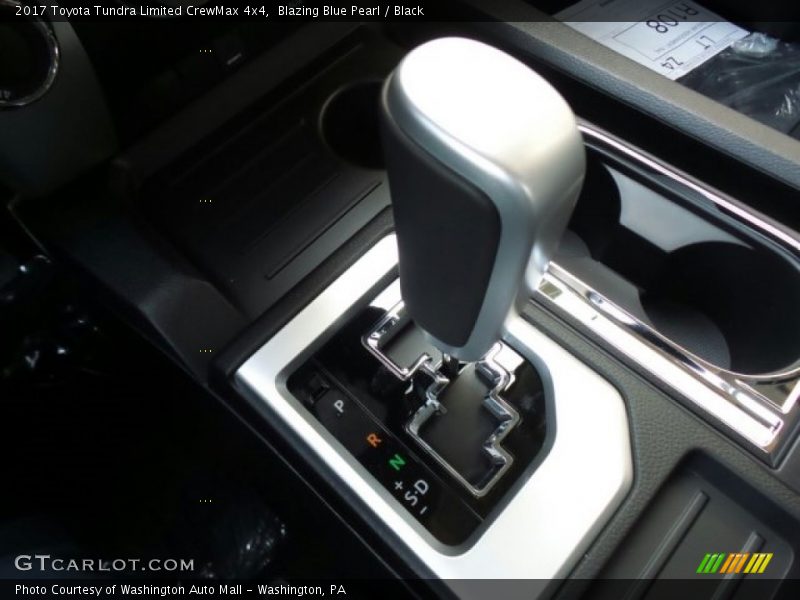 Blazing Blue Pearl / Black 2017 Toyota Tundra Limited CrewMax 4x4