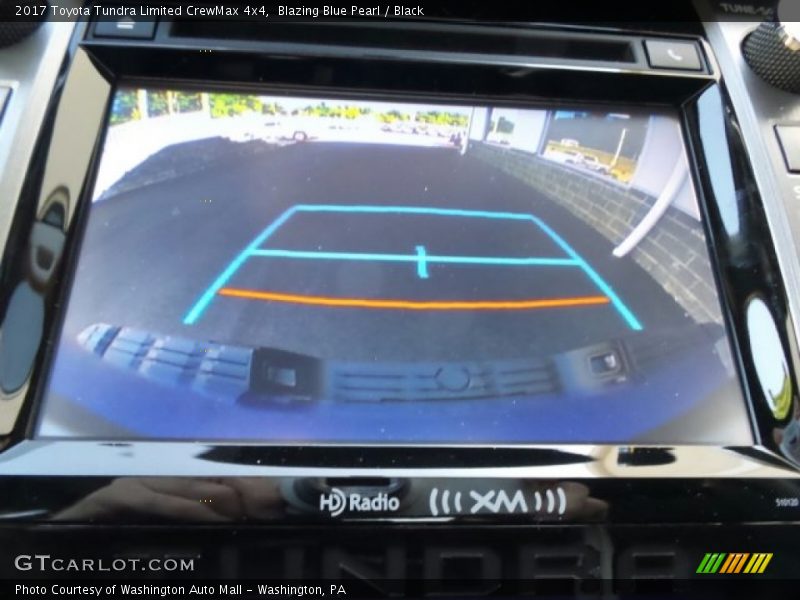 Blazing Blue Pearl / Black 2017 Toyota Tundra Limited CrewMax 4x4