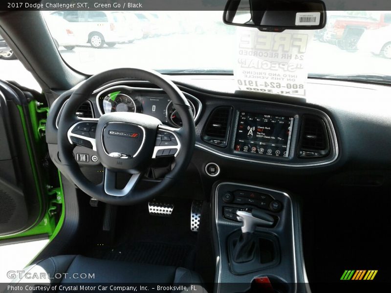 Green Go / Black 2017 Dodge Challenger SXT