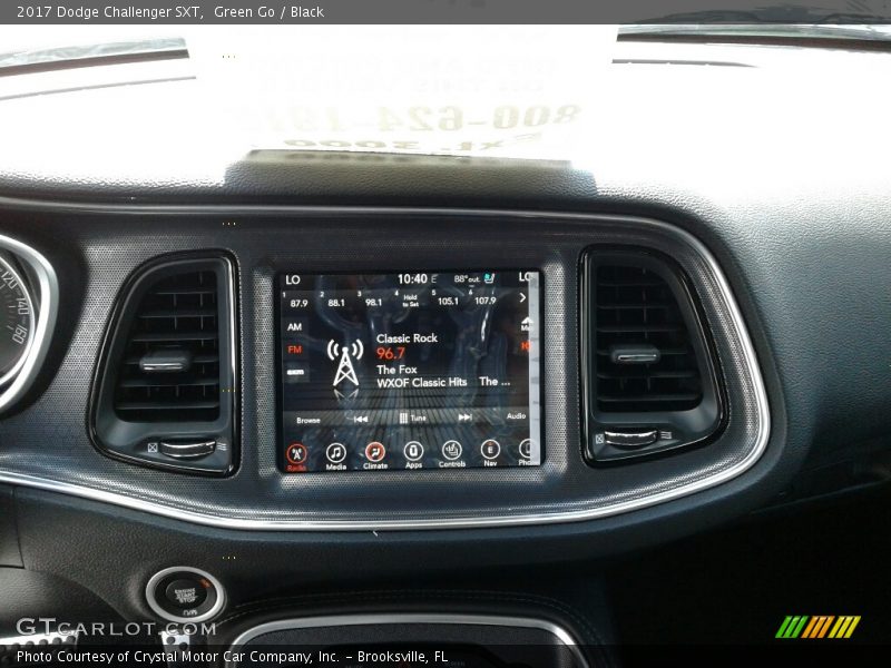 Green Go / Black 2017 Dodge Challenger SXT