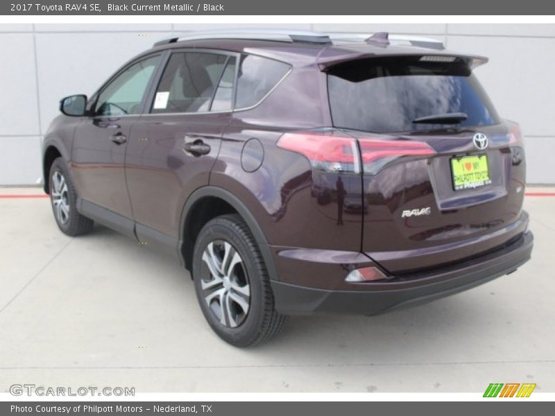 Black Current Metallic / Black 2017 Toyota RAV4 SE