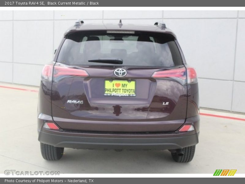 Black Current Metallic / Black 2017 Toyota RAV4 SE
