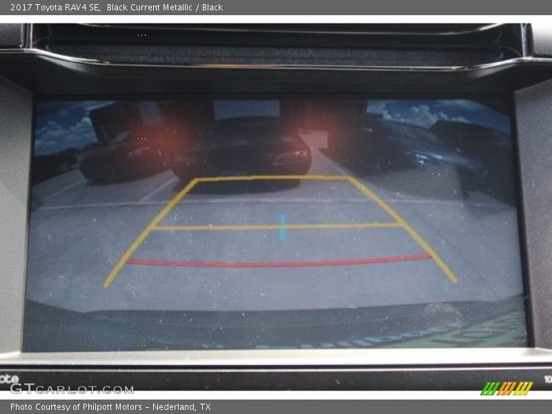 Black Current Metallic / Black 2017 Toyota RAV4 SE