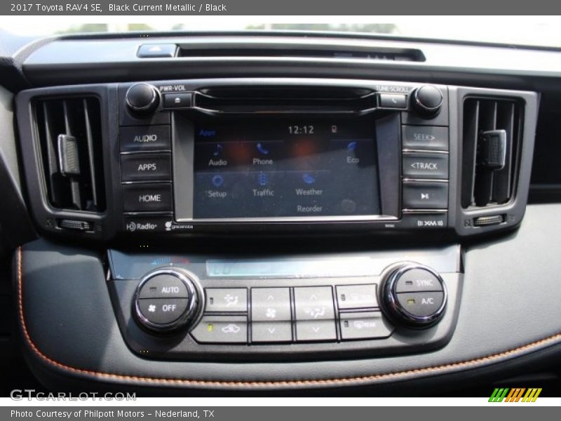 Black Current Metallic / Black 2017 Toyota RAV4 SE