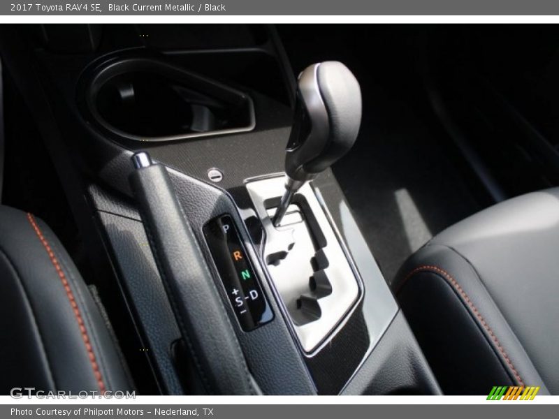 Black Current Metallic / Black 2017 Toyota RAV4 SE