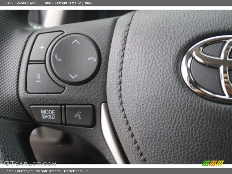 Black Current Metallic / Black 2017 Toyota RAV4 SE