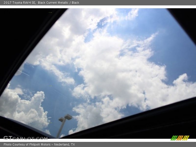 Black Current Metallic / Black 2017 Toyota RAV4 SE