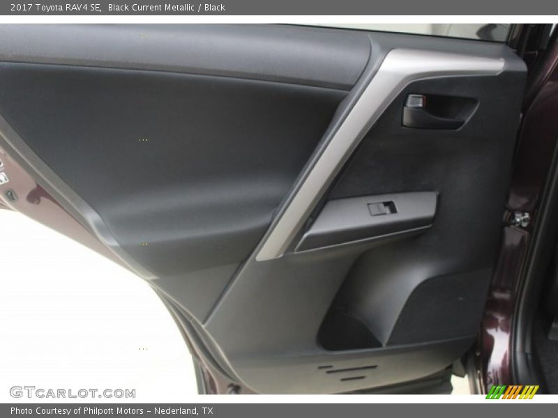 Black Current Metallic / Black 2017 Toyota RAV4 SE