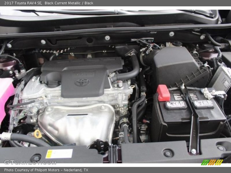 Black Current Metallic / Black 2017 Toyota RAV4 SE