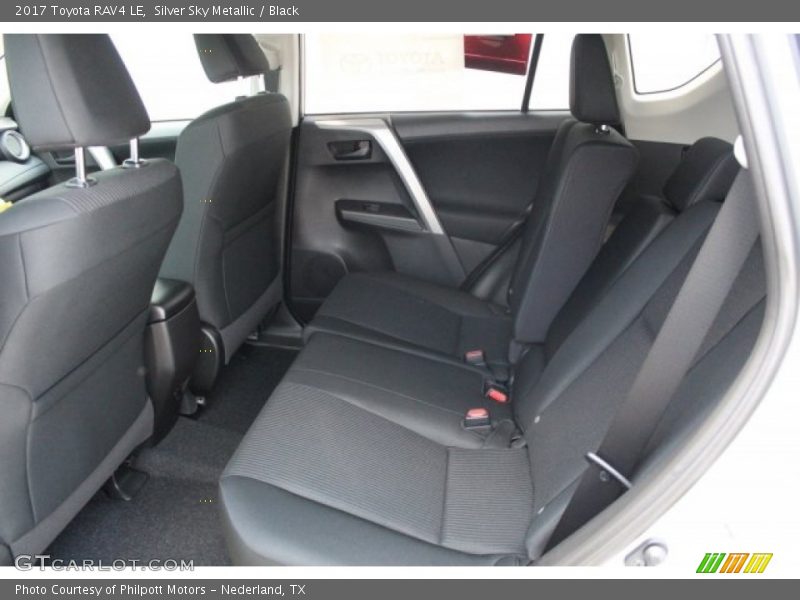 Silver Sky Metallic / Black 2017 Toyota RAV4 LE