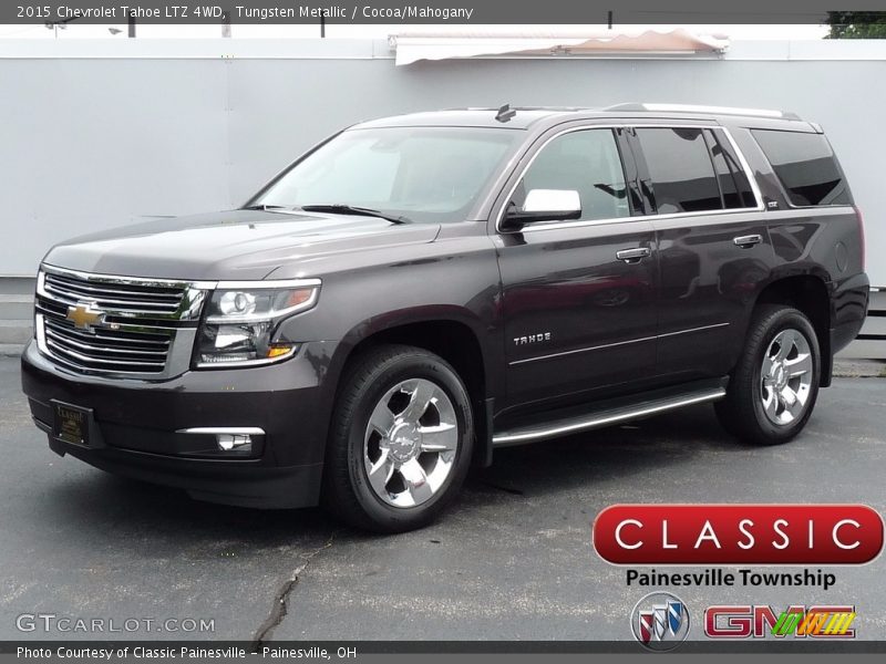 Tungsten Metallic / Cocoa/Mahogany 2015 Chevrolet Tahoe LTZ 4WD