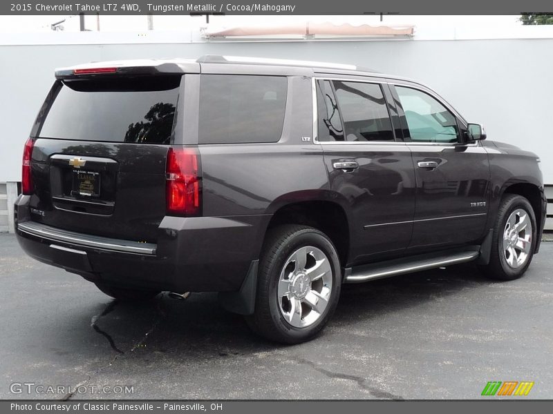 Tungsten Metallic / Cocoa/Mahogany 2015 Chevrolet Tahoe LTZ 4WD