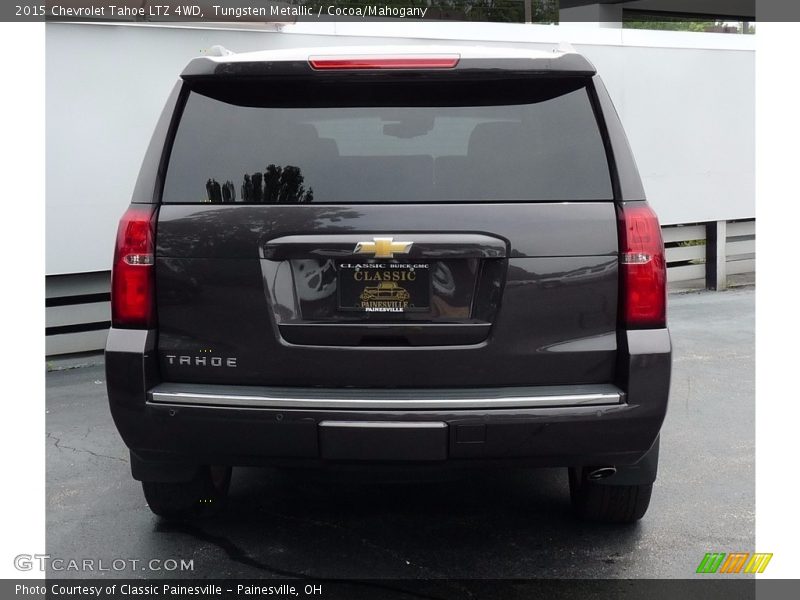 Tungsten Metallic / Cocoa/Mahogany 2015 Chevrolet Tahoe LTZ 4WD