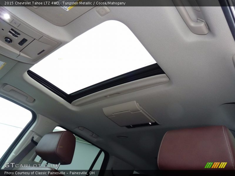 Tungsten Metallic / Cocoa/Mahogany 2015 Chevrolet Tahoe LTZ 4WD