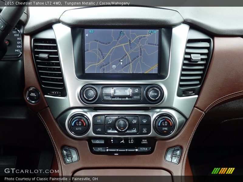 Tungsten Metallic / Cocoa/Mahogany 2015 Chevrolet Tahoe LTZ 4WD