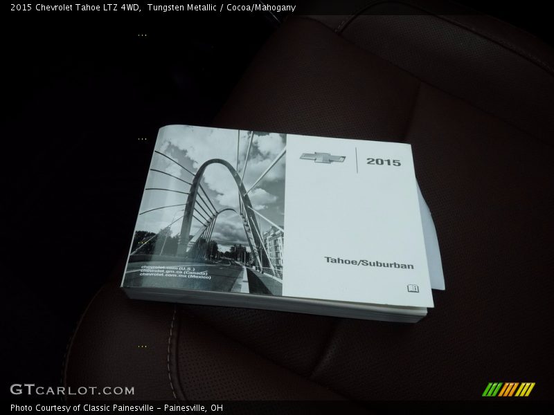 Tungsten Metallic / Cocoa/Mahogany 2015 Chevrolet Tahoe LTZ 4WD