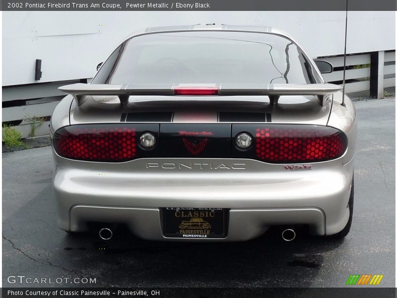 Pewter Metallic / Ebony Black 2002 Pontiac Firebird Trans Am Coupe