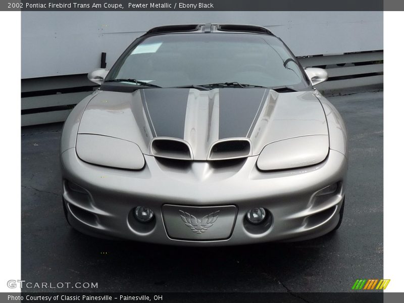 Pewter Metallic / Ebony Black 2002 Pontiac Firebird Trans Am Coupe