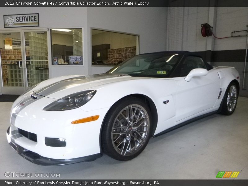 Arctic White / Ebony 2013 Chevrolet Corvette 427 Convertible Collector Edition