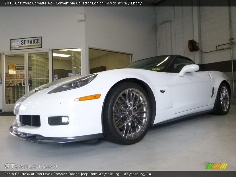 Arctic White / Ebony 2013 Chevrolet Corvette 427 Convertible Collector Edition