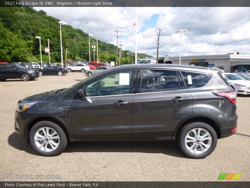 Magnetic / Medium Light Stone 2017 Ford Escape SE 4WD