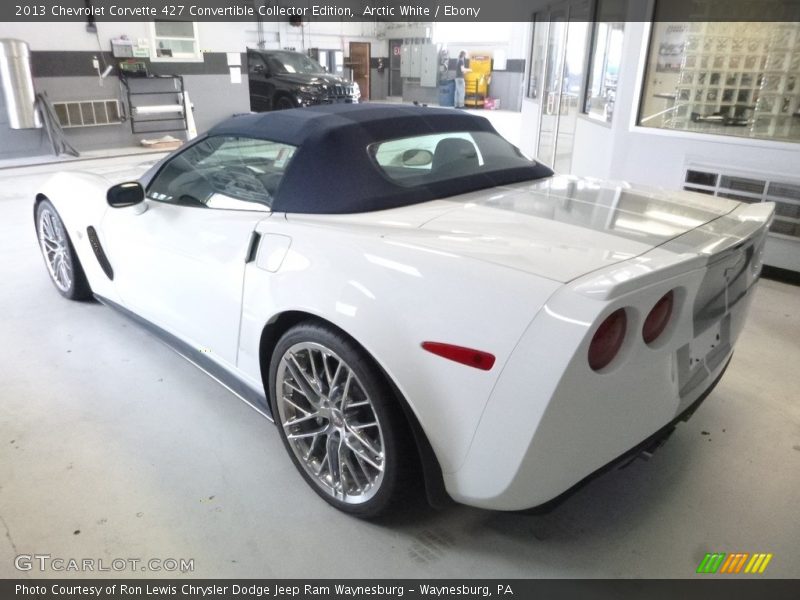 Arctic White / Ebony 2013 Chevrolet Corvette 427 Convertible Collector Edition