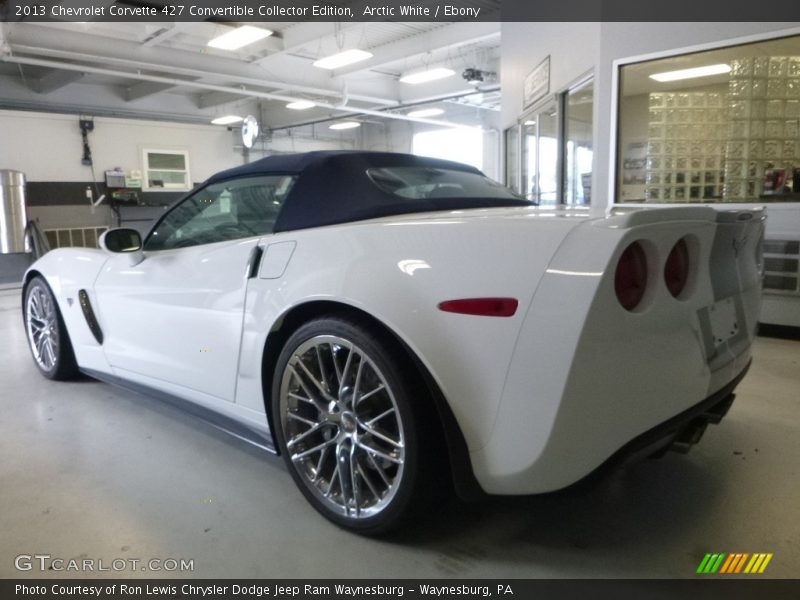 Arctic White / Ebony 2013 Chevrolet Corvette 427 Convertible Collector Edition