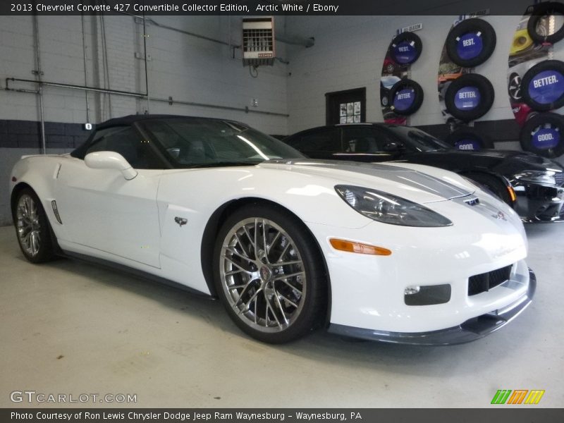 Arctic White / Ebony 2013 Chevrolet Corvette 427 Convertible Collector Edition