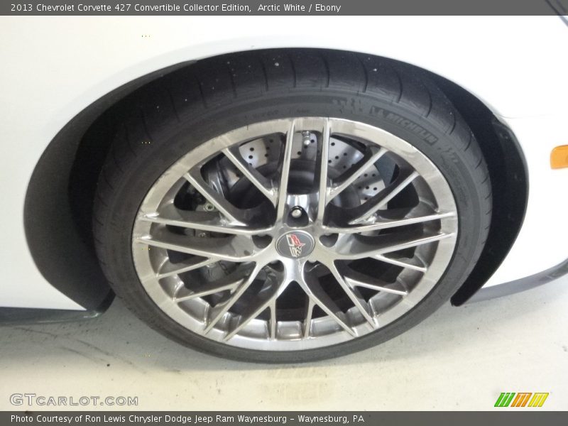 Arctic White / Ebony 2013 Chevrolet Corvette 427 Convertible Collector Edition