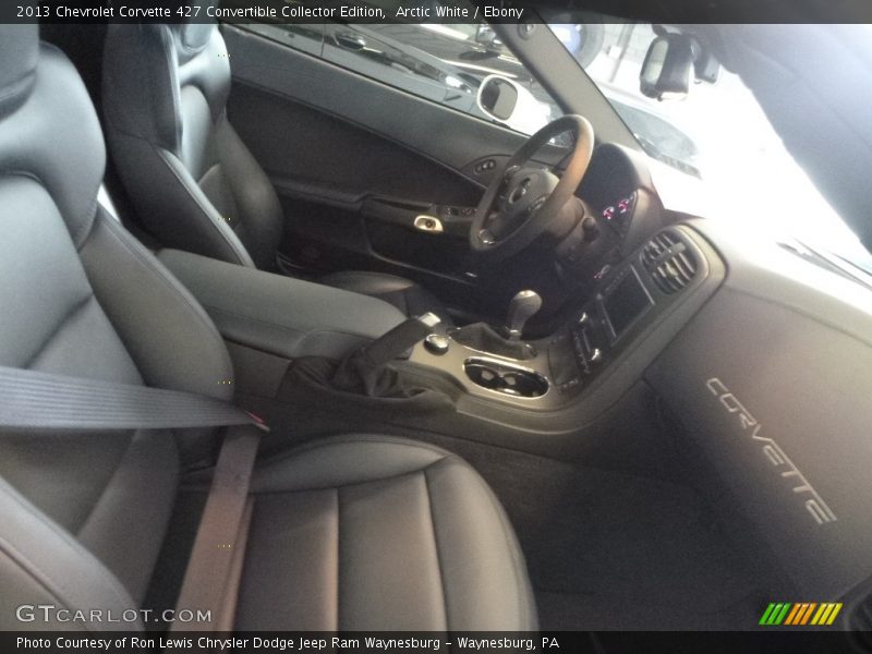 Arctic White / Ebony 2013 Chevrolet Corvette 427 Convertible Collector Edition