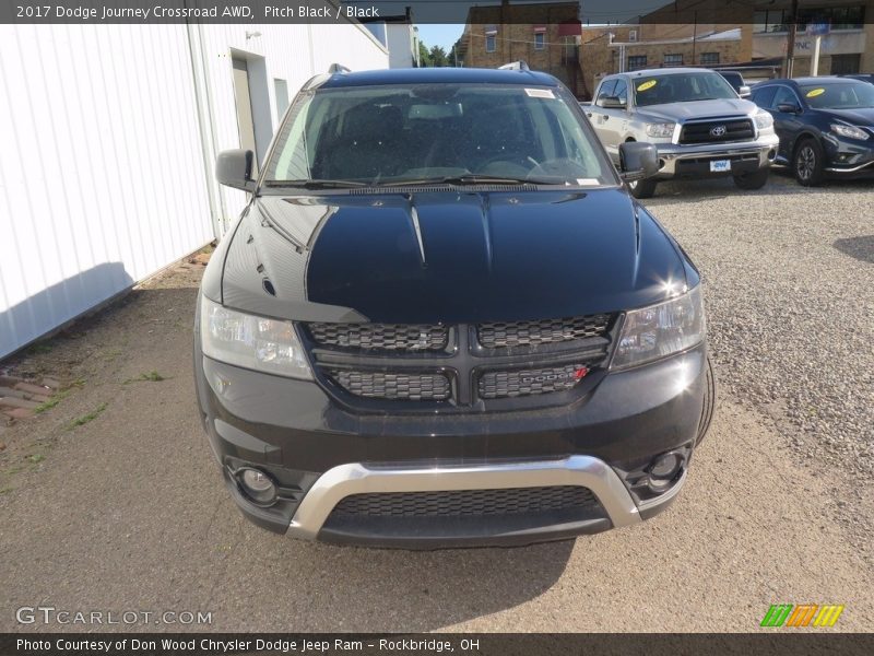 Pitch Black / Black 2017 Dodge Journey Crossroad AWD