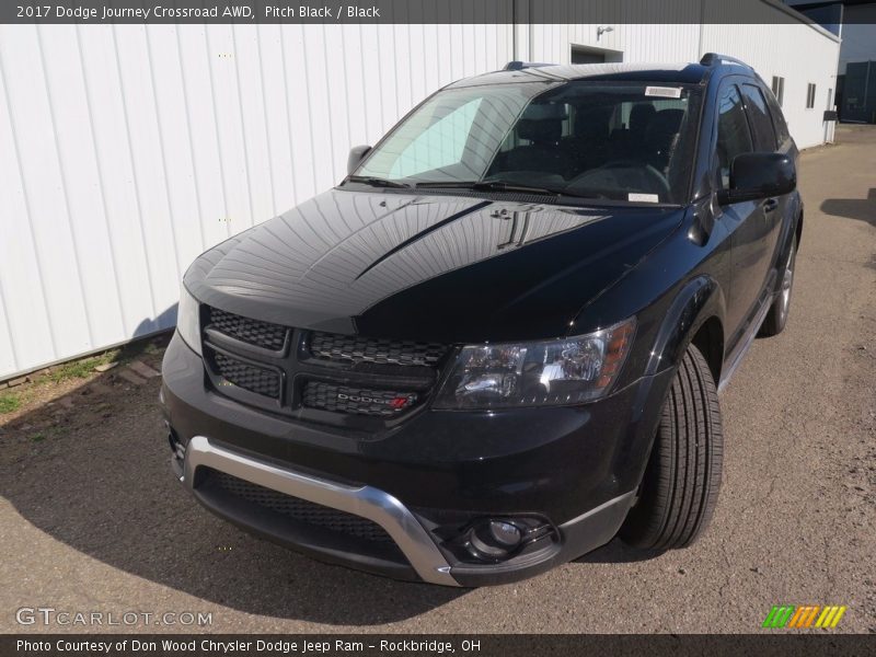 Pitch Black / Black 2017 Dodge Journey Crossroad AWD