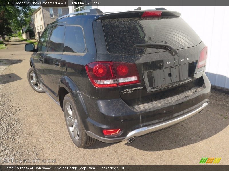 Pitch Black / Black 2017 Dodge Journey Crossroad AWD
