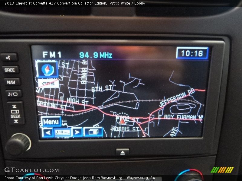 Arctic White / Ebony 2013 Chevrolet Corvette 427 Convertible Collector Edition