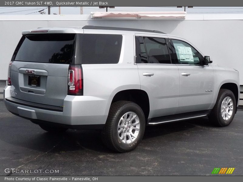 Quicksilver Metallic / Jet Black 2017 GMC Yukon SLT 4WD