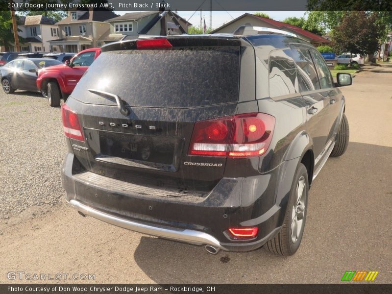 Pitch Black / Black 2017 Dodge Journey Crossroad AWD