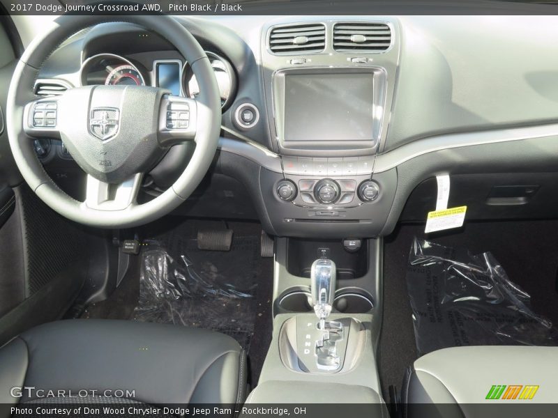 Pitch Black / Black 2017 Dodge Journey Crossroad AWD