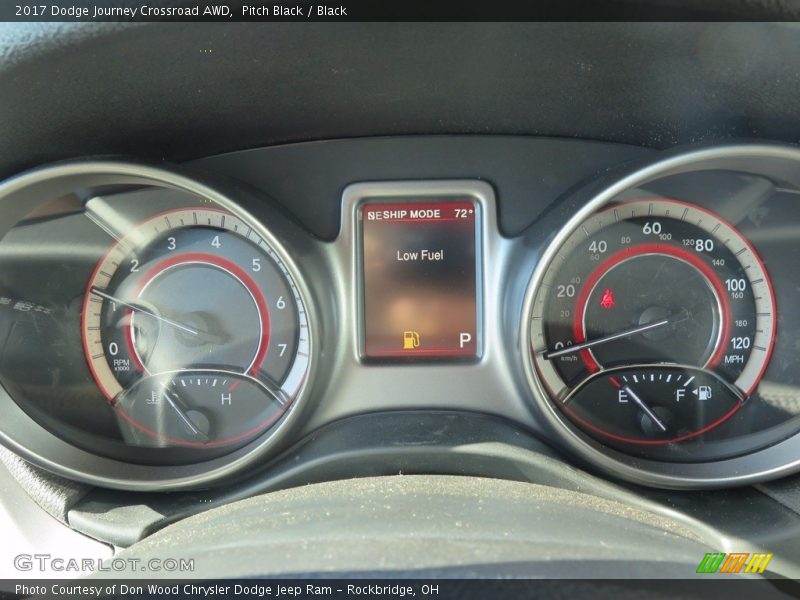 Pitch Black / Black 2017 Dodge Journey Crossroad AWD