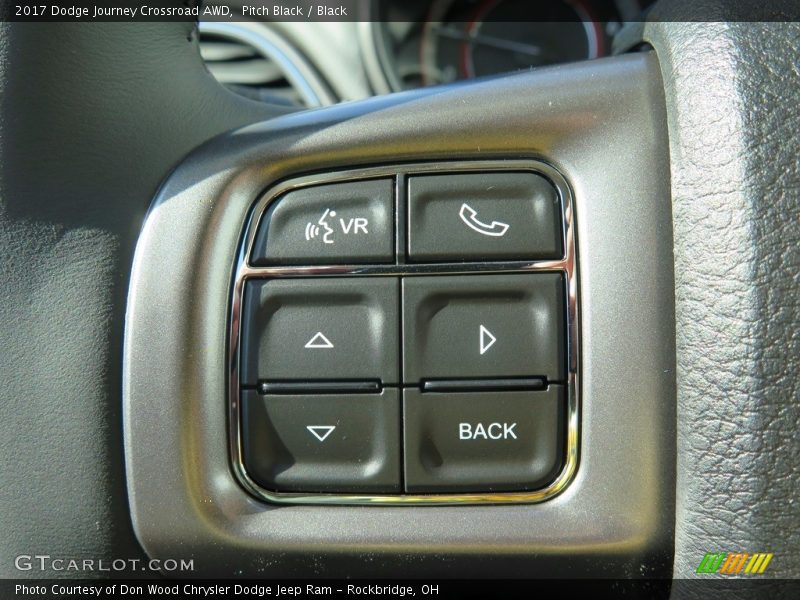 Pitch Black / Black 2017 Dodge Journey Crossroad AWD