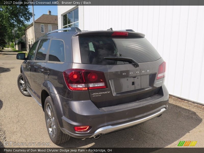 Bruiser Grey / Black 2017 Dodge Journey Crossroad AWD