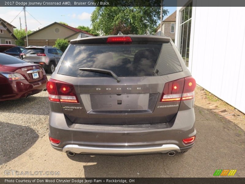 Bruiser Grey / Black 2017 Dodge Journey Crossroad AWD