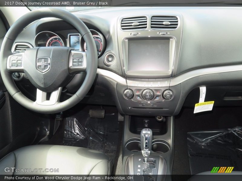 Bruiser Grey / Black 2017 Dodge Journey Crossroad AWD