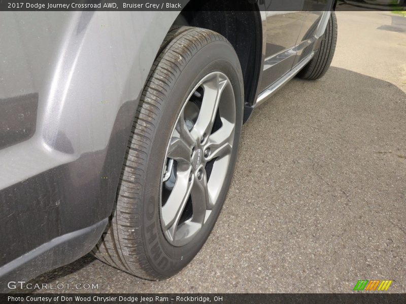 Bruiser Grey / Black 2017 Dodge Journey Crossroad AWD