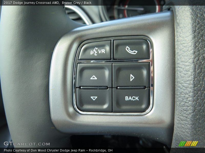 Bruiser Grey / Black 2017 Dodge Journey Crossroad AWD