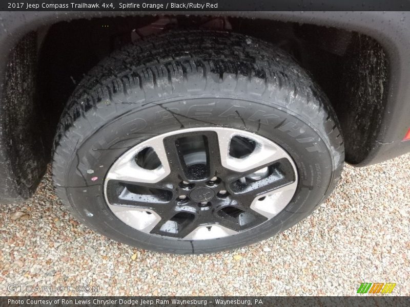 Spitfire Orange / Black/Ruby Red 2017 Jeep Compass Trailhawk 4x4