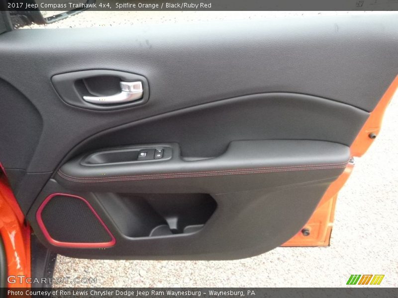 Spitfire Orange / Black/Ruby Red 2017 Jeep Compass Trailhawk 4x4