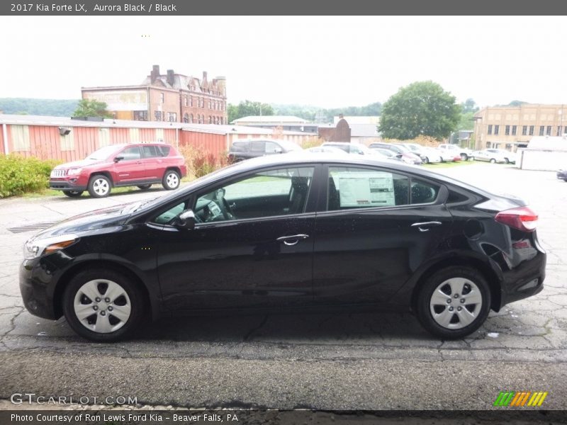 Aurora Black / Black 2017 Kia Forte LX